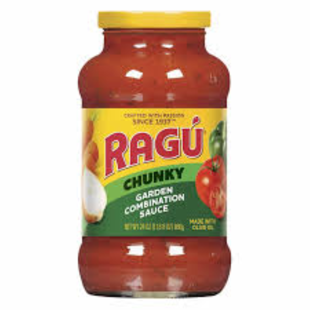 RAGU CHUNKY GARDEN COMBINATION SAUCE 680G